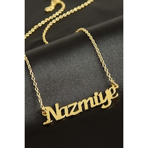 Nazmiye İsimli Kolye Kişiye Özel Çok Renkli