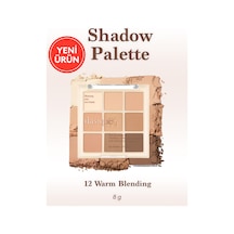 Dasique 3 Farklı Mat Dokuda Renk Seçenekleri Sunan Far Paleti Shadow Palette 12 Warm Blending 12 Warm Blending