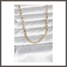 Bezos Cm 14k Gold Renk Lazer Model 45 Cm Kadın Kolye Nxrlvng