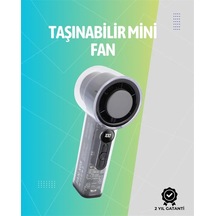 Belirtilmemiş Mini El Fanı 3000mah Pil Type-c Şarj Girişi Kompakt Ve Hafif Tasarım