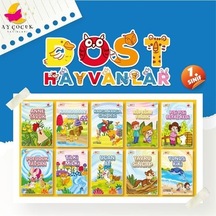 Ay Çocuk Dost Hayvanlar Okuma Seti
