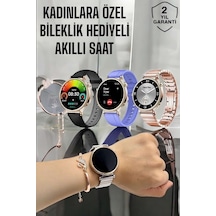 Akıllı Saat Kadınlara Özel Arama Cevaplayan Bluetooth Bağlantılı - Lisinya