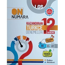 Doğan Akademi 8. Sınıf LGS On Numara Türkçe 12'li Deneme
