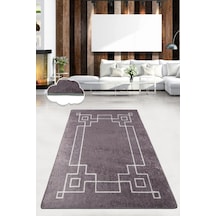 Square Fume 150X240 Cm Modern Yıkanabilir Kaymaz Taban Halı