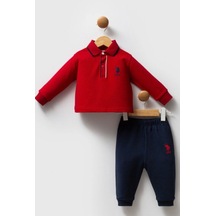 U.S. Polo Assn. U.s. Polo 2li Takım Kırmızı Açık Kırmızı