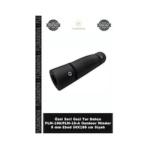 Özel Seri Gezi Tur Bahçe Plm-100/plm-10-a Outdoor Minder 8 Mm Ebad 50x180 Cm Siyah
