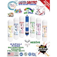 Kapalı Kasa Su Arıtma Cihazı 7 Filtre 14 Aşama Filtre Seti