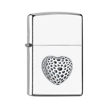 Zippo Heart Mini Dizayn Çakmak Gri