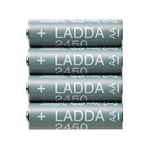 Ladda Şarj Edilebilir Pil, Hr06 Aa 1.2v 2450mah