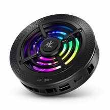 Hk-2 Pro Manyetik Klipsli Telefon Soğutucu Fan Rgb Isı Göstergeli Siyah
