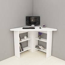 Arnetti Köşe Çalışma Masası Corner Ofis Masası Beyaz Arnetti Köşe Çalışma Masası Corner Ofis Masası Beyaz