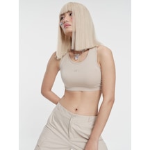 LOFT Crop Kadın Atlet Lf2034944 Q1.v1 Bej