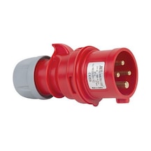 Mete Enerji 4x16a. Ip44 Düz Fiş- Vidalı Bağl. 406103v
