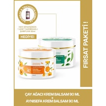 Zinderm Çay Ağacı Yağı Kremi Balsamı + Aynısefa Yağı Kremi Balsamı 90 ML