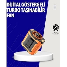 Vantilatör 5000mah Şarjlı Soğutma Fanı Taşınabilir - Lisinya