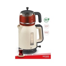 Çayzade 2200 Watt Cam Demlikli Bpa Içermeyen Çay Makinesi Ve Su Isıtıcısı