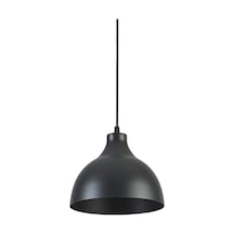 Vega Modern Tasarım Cafe Mutfak Salon Siyah Renk Tekli Avize 20cm Çap Diğer
