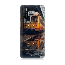 İnfinix Note 7 Lite Uyumlu Eski Metro İstasyonu Ve Tren Desenli Silikon Kılıf
