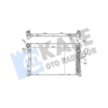 Mercedes E250 W212 Motor Radyatoru 2009-2016 Kale 360180