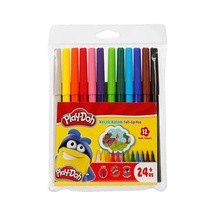 Keçeli Kalem 12 Renk Çok Renkli