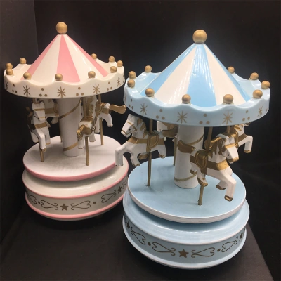 Music Box Carousel Müzikli Atlı Karınca 4741