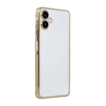 Samsung Galaxy  Uyumlu,  A06 Kılıf Razer Lensli Silikon - Gold