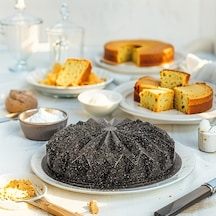 Döküm Gövdeli Kek Kalıbı 28cm, Dilimli Ve Döküm, Siyah Granit Benekli Pişirme Kabı, Kolay Çıkarma, Dayanıklı Alüminyum Alaşım .