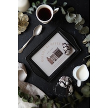 Evle-ee170-7f Azura Coffee Desenli Dikdörtgen Tepsi 16x25 Cm Azura Coffee Sku: Smg8690010580627