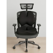 Yeni Nesil Visco Ortopedik Ergonomik Oturma Ve Bel Destek Minderi Ve Sırtlık 2 Li Set 1