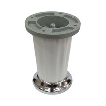 Cateksss 10 Cm A2 Ayak Beyaz Krom - 4 Lü Paket