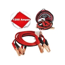 Akü Takviye Kablosu 1200 Amper Taşıma Çantalı Çok Renkli