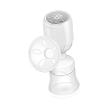 Geeroyoo Yc-10r Taşınabilir Elektrikli Göğüs Pompası, 9 Kademeli Emme Gücü, Masaj Ve Laktasyon Fonksiyonlu, Led Ekran, Pp Malzeme, Beyaz