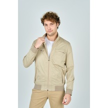 Daynax Erkek Hakim Yaka Fermuarlı Cep Detaylı Mevsimlik Spor Mont 4500 Taş Taş