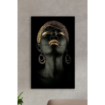 Doğal Taş Tablo - Kadın Temalı- Duvar Dekoru 30x50cm