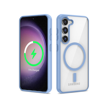 Zore Galaxy S23 Uyumlu Magsafe Wireless Şarj Özellikli Silikon Nvth Ege Kılıf-mavi