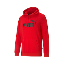 Puma Ess Big Logo Hoodie Tr Erkek Günlük Sweatshirts 58668811 Kır (549011142) Kırmızı