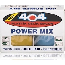 404 Power Mıx Mini Plastik Çelik Macun Sunfix 40 Gram Yapıştırıcı