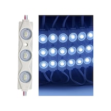 Beyaz Modül Mercekli 3 Ledli Kablolu Parmak Led 12 V 5 Adet