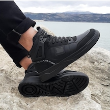 Dunlop 2238-2243 Siyah, Fuspetli Ortapedik Boğazlı  Basket Spor Ayakkabı AYKSAYAK-000490