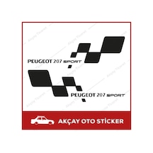 Peugeot 207 Sport Sticker Peugeot 207 Sticker Oto Sticker