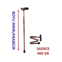 Alüminyum Katlanır Baston  Bronz Renk Boyu Ayarlanabilir