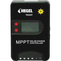 Hegel - İnges 20 Amper Mppt Solar Şarj Kontrol Cihazı - 12 / 24 Volt Akü Şarj Regülatörü - Kesici