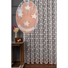 Yıldız Desen Örme Tül Perde