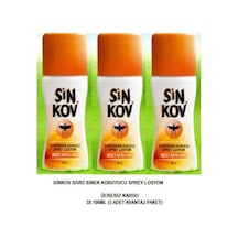 Sinkov Sivrisinek Kovucu Losyon Sinek Koruyucu Spray 3X100 Ml.