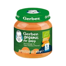 Organik Bal Kabağı Ve Tatlı Patates Püresi 125 Gram