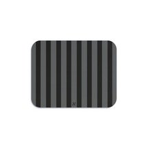 Siyah Renkli Çizgili Ergonomik Mouse Pad, Kaymaz Yüzey İle Ev Ve Ofis Kullanımı İçin İdeal