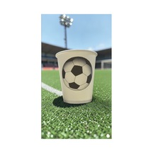 Futbol Topu-maç-kale Doğumgünü Parti Temalı Tek Kullanımlık 7 Oz 50 Adet Karton Bardak 1