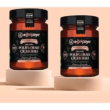 Eğriçayır Organik Polifloralı Çok Çiçekli Bal 2 x 450 G