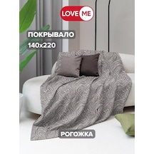 Loveme Yatak İçin Örtü 140x220 Çapraz Dokuma 194067426 Bej