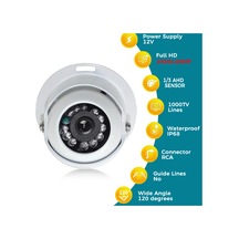 Ağır Hızmet Tıpı Ahd 1080p Dome Gerı Vıtes Kamerası, Gece Görüşlü Metal
